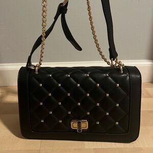 Badgley Mischka Bag . Black , Golden Chain
